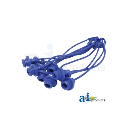 A & I Products Dust Plug, 1/2", Blue  8" x4" x4" A-P211014